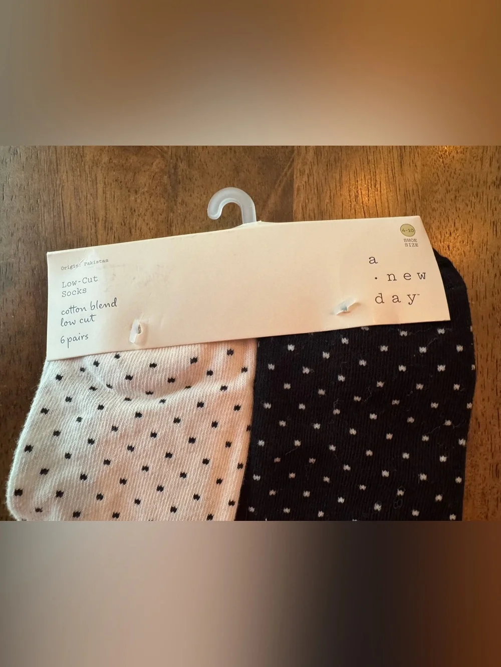 Bundle: new day Floral, Stripe, Polka Dot Socks - 9 Pairs Total